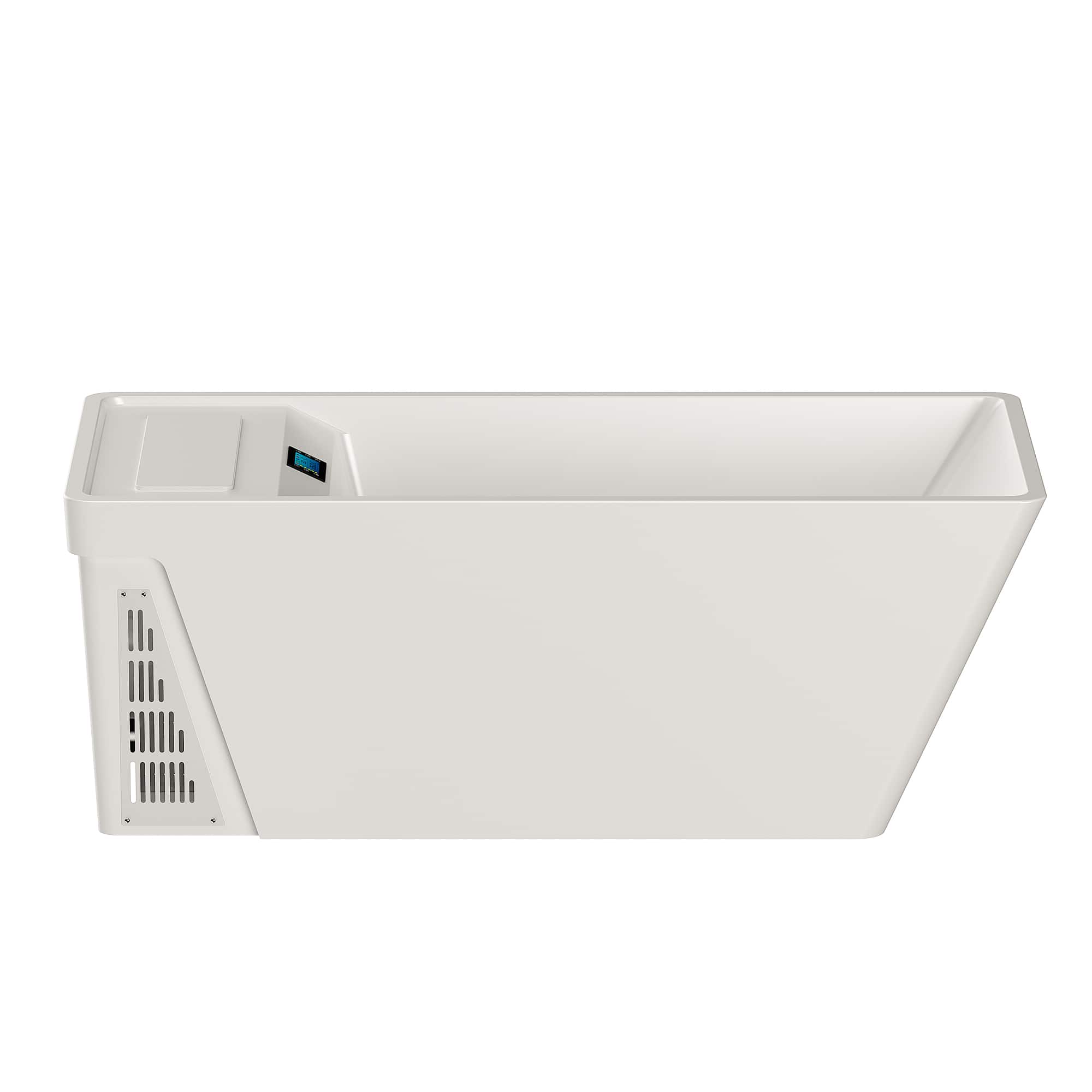 Empava - All-in-one 78 in. x 31 in. Cold Plunge Bathtub Ice Bath W/ Right Drain - Ozone Sterilization - Chiller - Heater - White