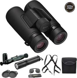 Nikon - 16768 Monarch M5 10x42 Binocular w/ Lens Pen, Vortex Harness & Flashlight - Black