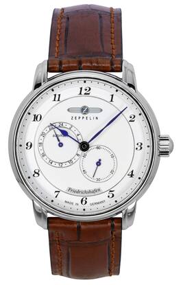 Zeppelin - Friedrichshafen Leather Strap Dial Automatic 85681 Men's Watch - White