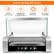 Electric Hot Dog Grill Cooker + + 201 Stainless Steel Housing Intelligent Dual Temperature Control 32 F-500 F Toughened Glass Hood 201 stainless Steel Rollers PPEA I 1 - - 1 3 E - e S0 : E Feent LE Back