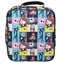 Disney - Kids Insulated Lunch Bag with Handle, Nightmare Before Christmas All Over Print North South Rectangle Lunch Bag Design - Assorted Pre-Pack