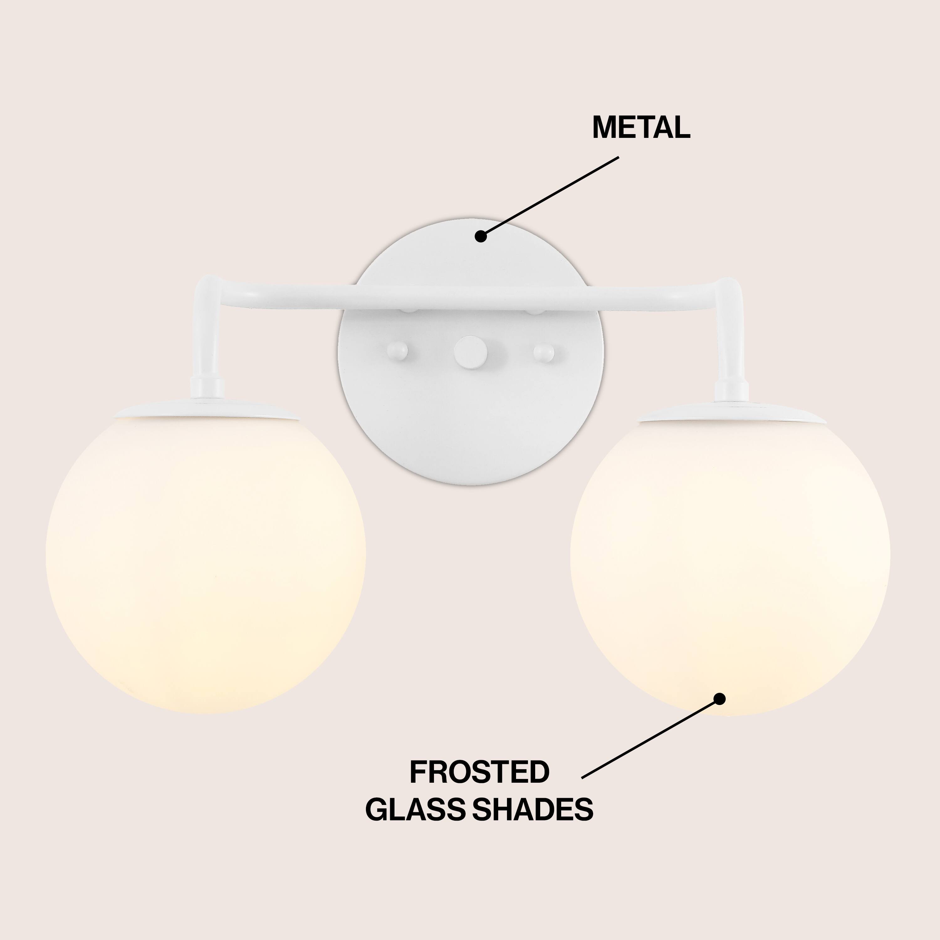 METAL FROSTED GLASS SHADES