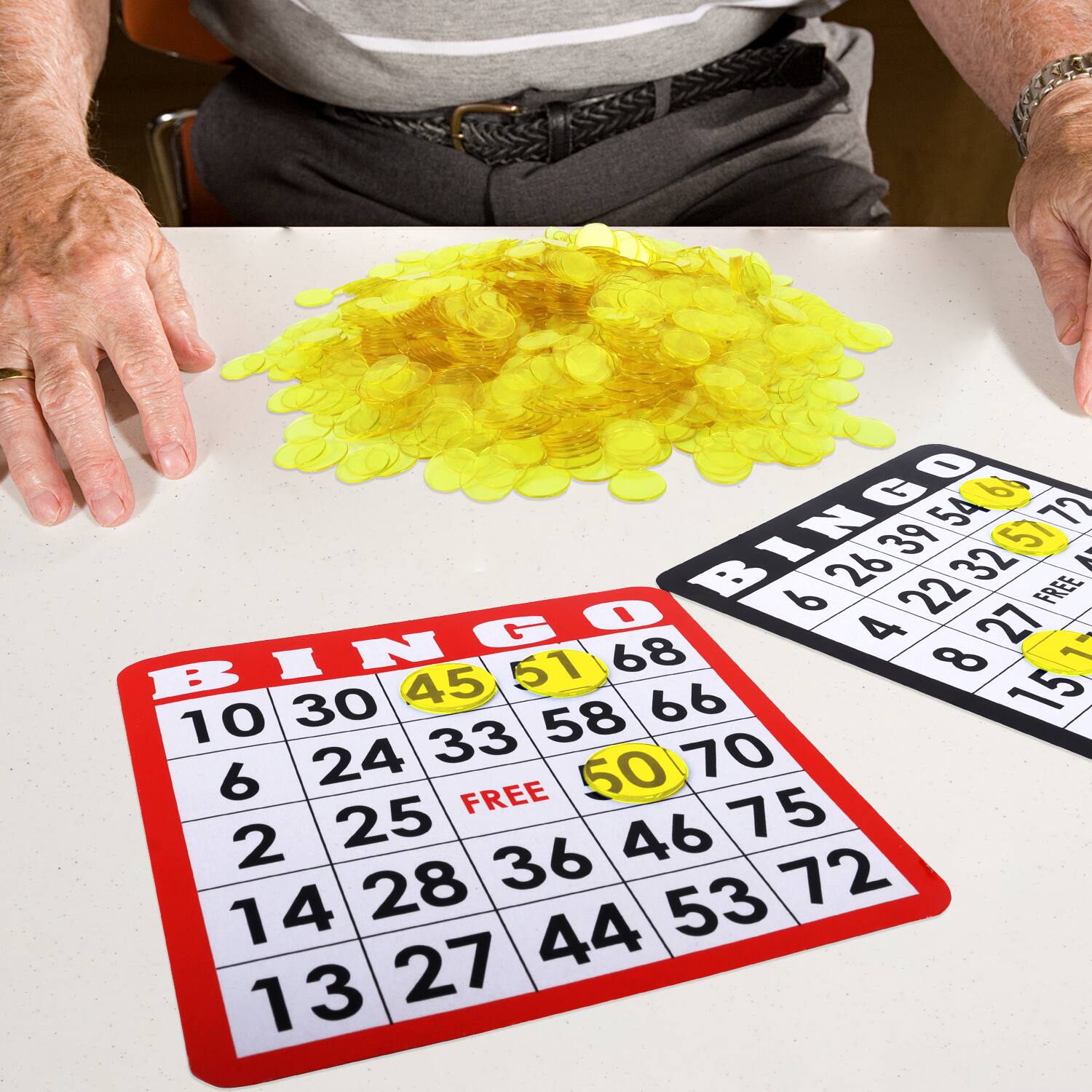 BINGO 57 72 32
BINGO 68 8 1
45 51 15 10 30 58 66 24 33 70 6
FREE 60 2 25 46 75 28 36 72 14 44 53 13 27
