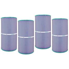 Hurricane - 4 Pack HF7469-04P Platinum Purple Pool Filter Cartridge Replacement