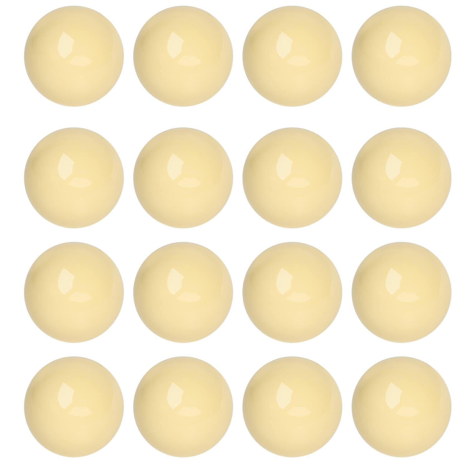 Front. GSE Games & Sports Expert - 2 1/4-Inch Magnetic Training Cue Ball, Coin-Operated Cue Ball for Coin Operated Pool Table -16 Pack - White.