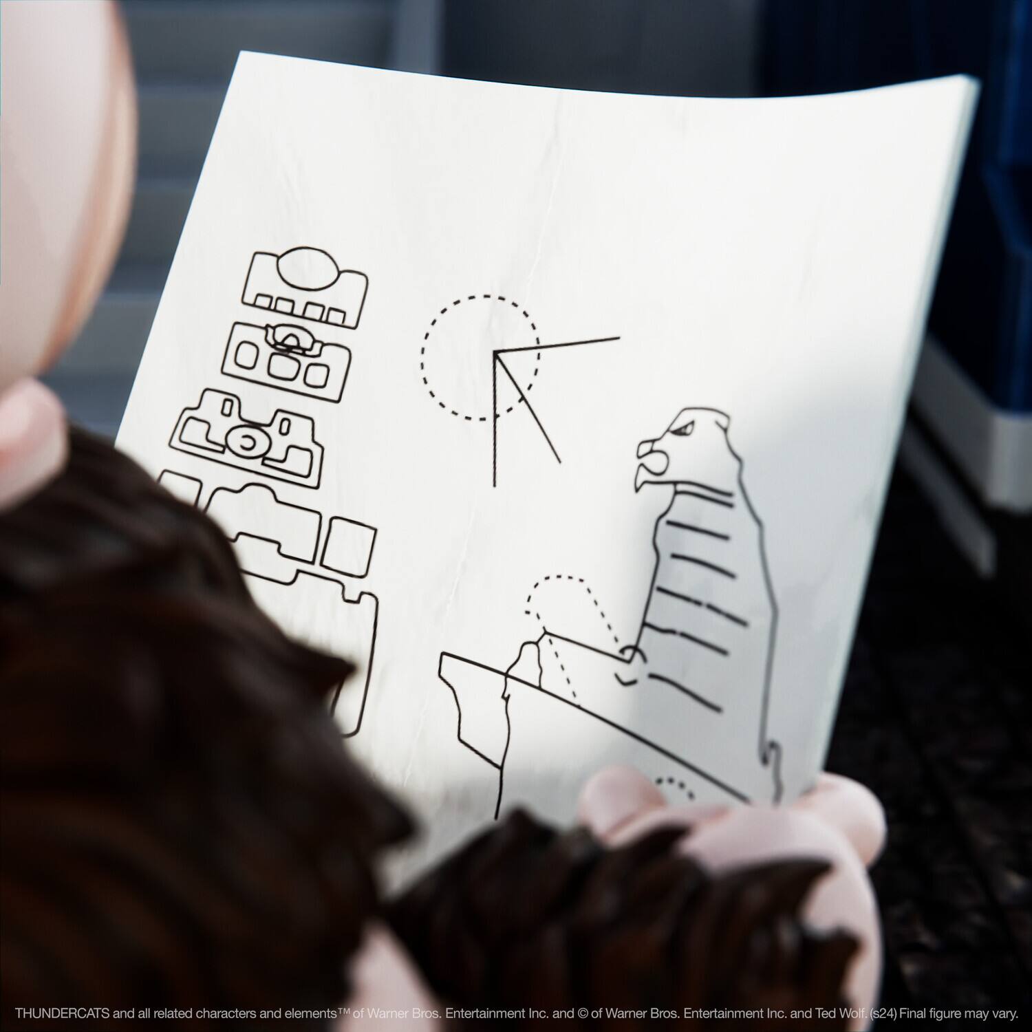 THUNDERCATS and all related characters and elements™ of Warner Bros. Entertainment Inc. and of Warner Bros. Entertainment Inc. and Ted Wolf (24) Final figure may vary.