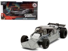 Flip Car Raw Metal "Fast & Furious 6" (2013) Movie "Fast & Furious" Series 1/32 Diecast Model Car by Jada - Multi