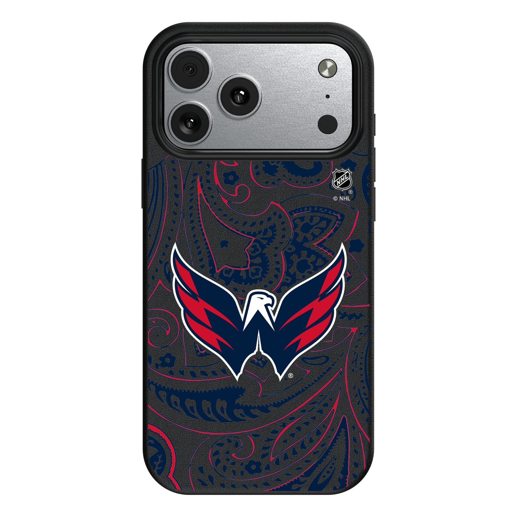 Keyscaper - NHL - Washington Capitals Paisley iPhone Magnetic Bump Case - 17 - Black price history on PriceWatchPro