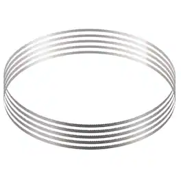 VEVOR - Band Saw Blade, 83.5x0.63x0.02 inch, 5 PCS/Pack Meat Bandsaw Blades for Replacement, Carbon Steel Blade - Silver