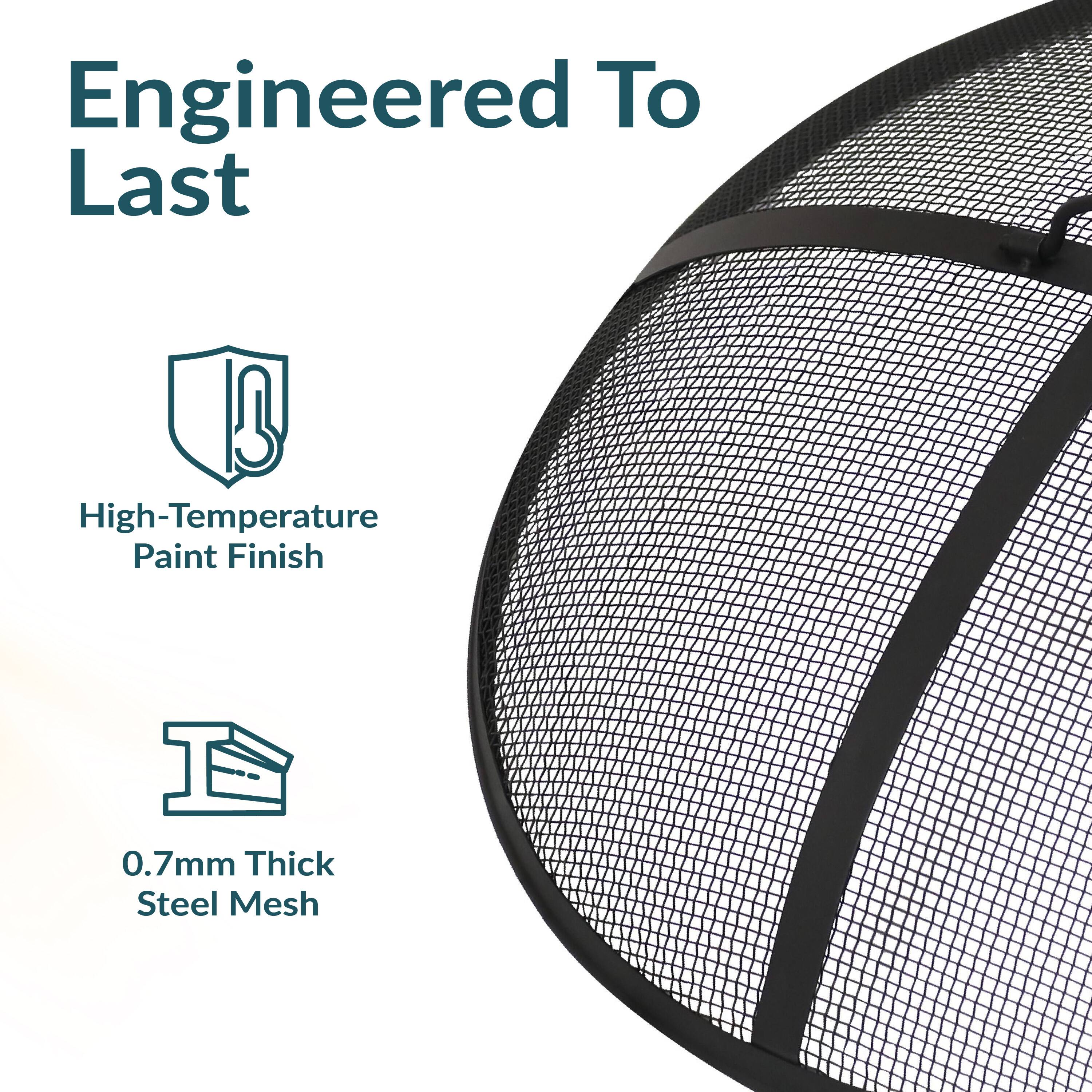 Engineered To Last

- High-Temperature Paint Finish
- 0.7mm Thick Steel Mesh