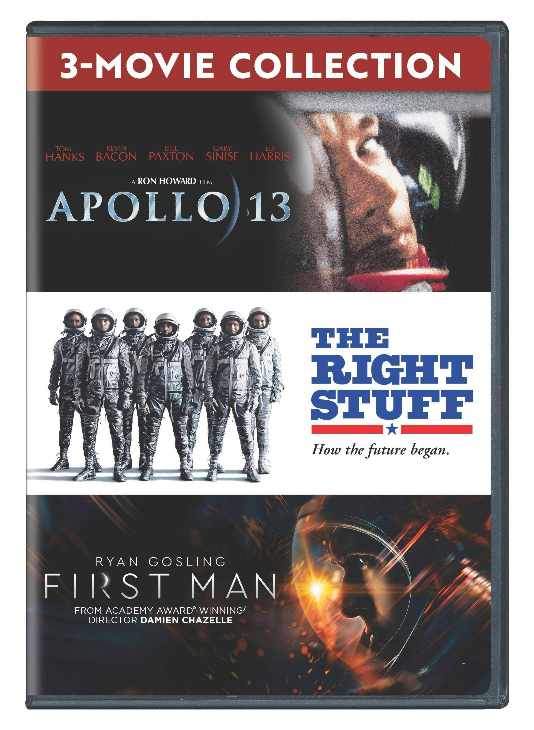 Apollo 13 / Right Stuff / First Man 3-Film Collection [DVD] [Standard]