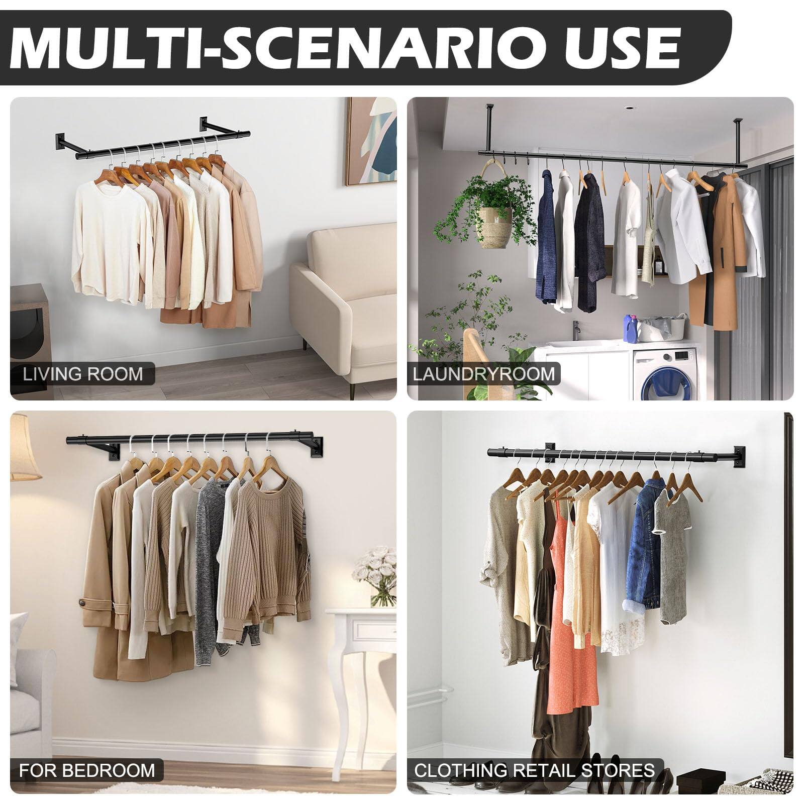 MULTI-SCENARIO USE

LIVING ROOM

LAUNDRY ROOM

FOR BEDROOM

CLOTHING RETAIL STORES