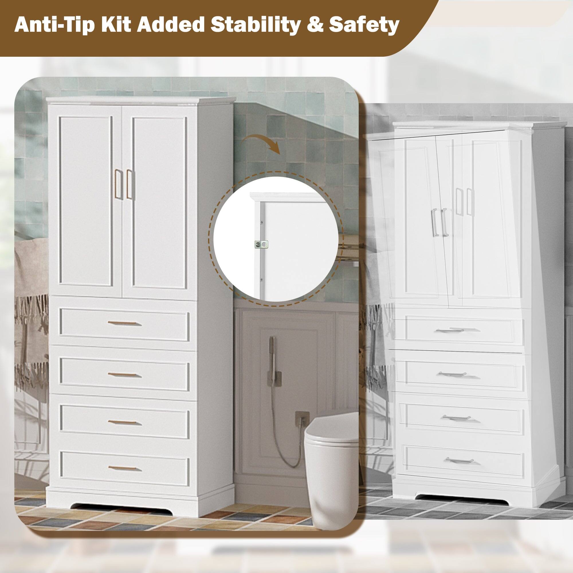 Anti-Tip Kit Added Stability & Safety