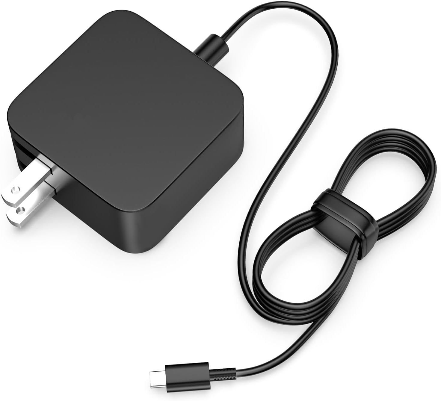 Core Tech - 65W USB-C Laptop Charger for ZenBook, VivoBook, Chromebook & ExpertBook - Black