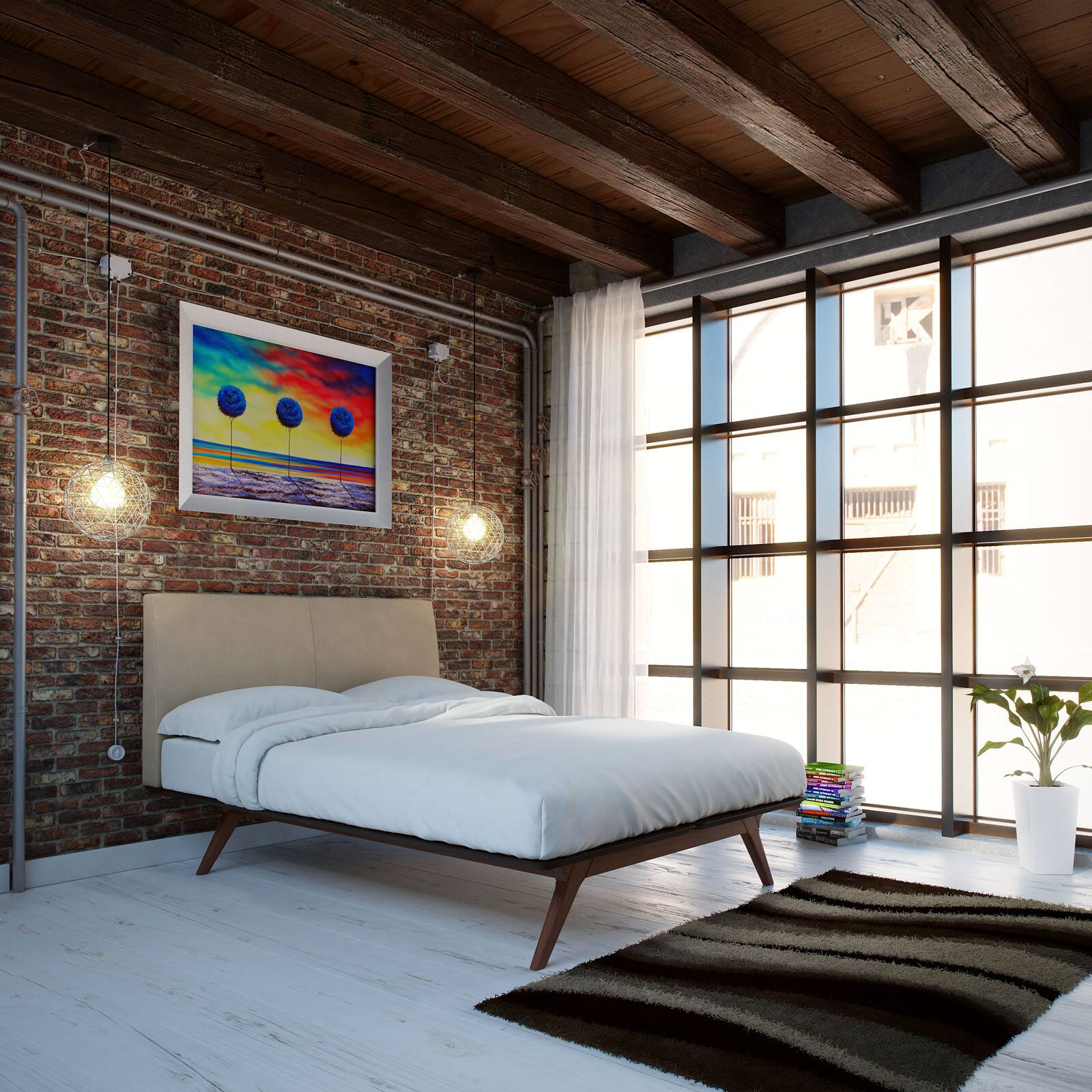 Alt View 2. Modway - Cottage Twin Bed - White.