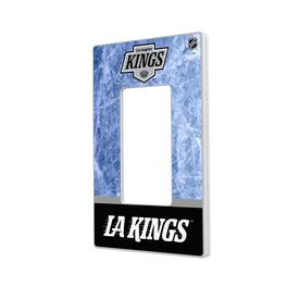 Keyscaper - Los Angeles Kings Wordmark Single Rocker Lightswitch Plate - Multicolor