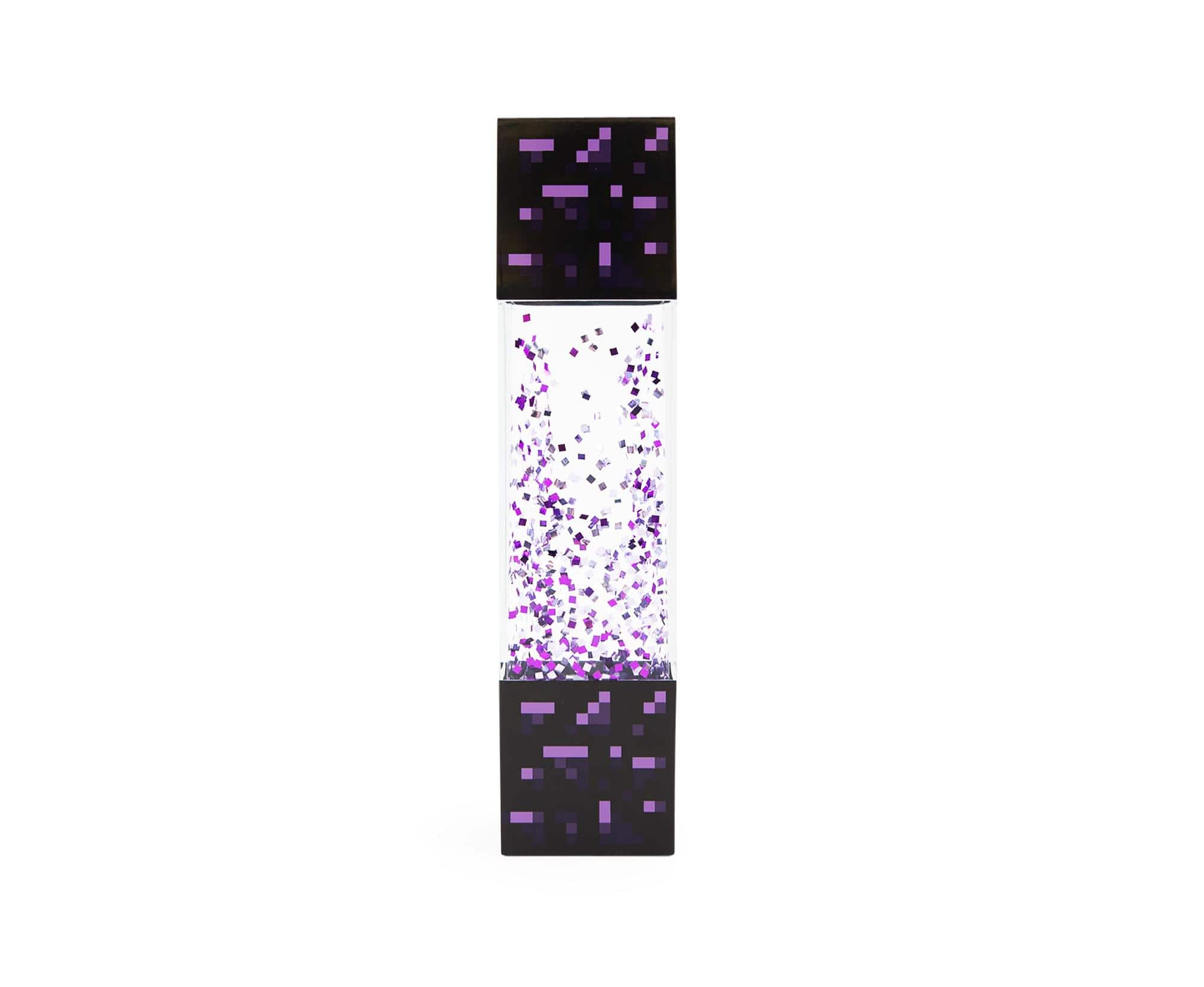 Ukonic - Minecraft Multi-Nether Portal Glitter Motion Light | 12 Inches Tall - Multi-Color