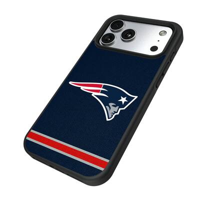 New England Patriots Stripe Bump Phone Case - iPhone 15 Pro Max New England Patriots Stripe Bump Phone Case - iPhone 15 Pro Max