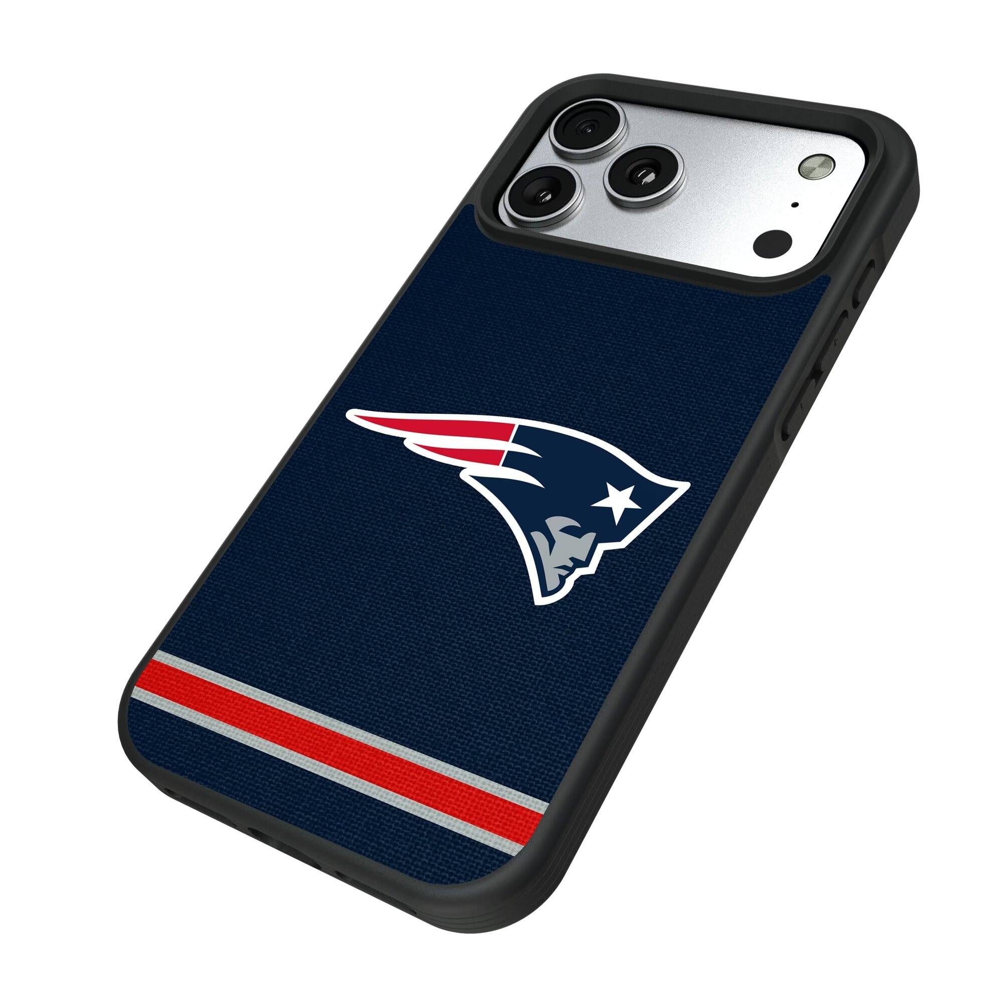 Alt View 1. Keyscaper - iPhone Stripe Design Bump Case - 16 Pro - Multicolor.