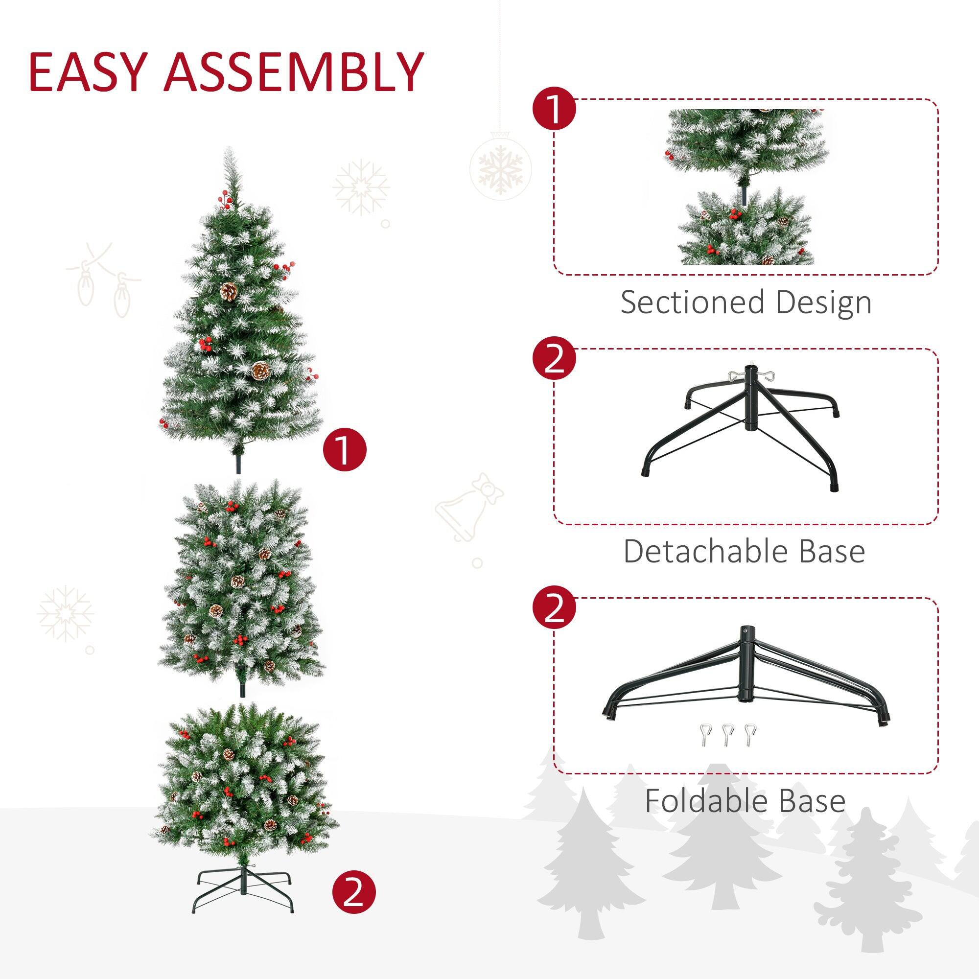 EASY ASSEMBLY

1. Sectioned Design

2. Detachable Base

2. Foldable Base