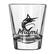 Front. Logo Brands - Miami Marlins 2oz. Game Day Shot Glass - Multicolor.
