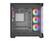 Alt View 2. Rosewill - Rosewill ACA503B ATX Mid-Tower Case, Curved Glass, 4x ARGB Fans, USB 3.0 & Type-C (Black) - Black.