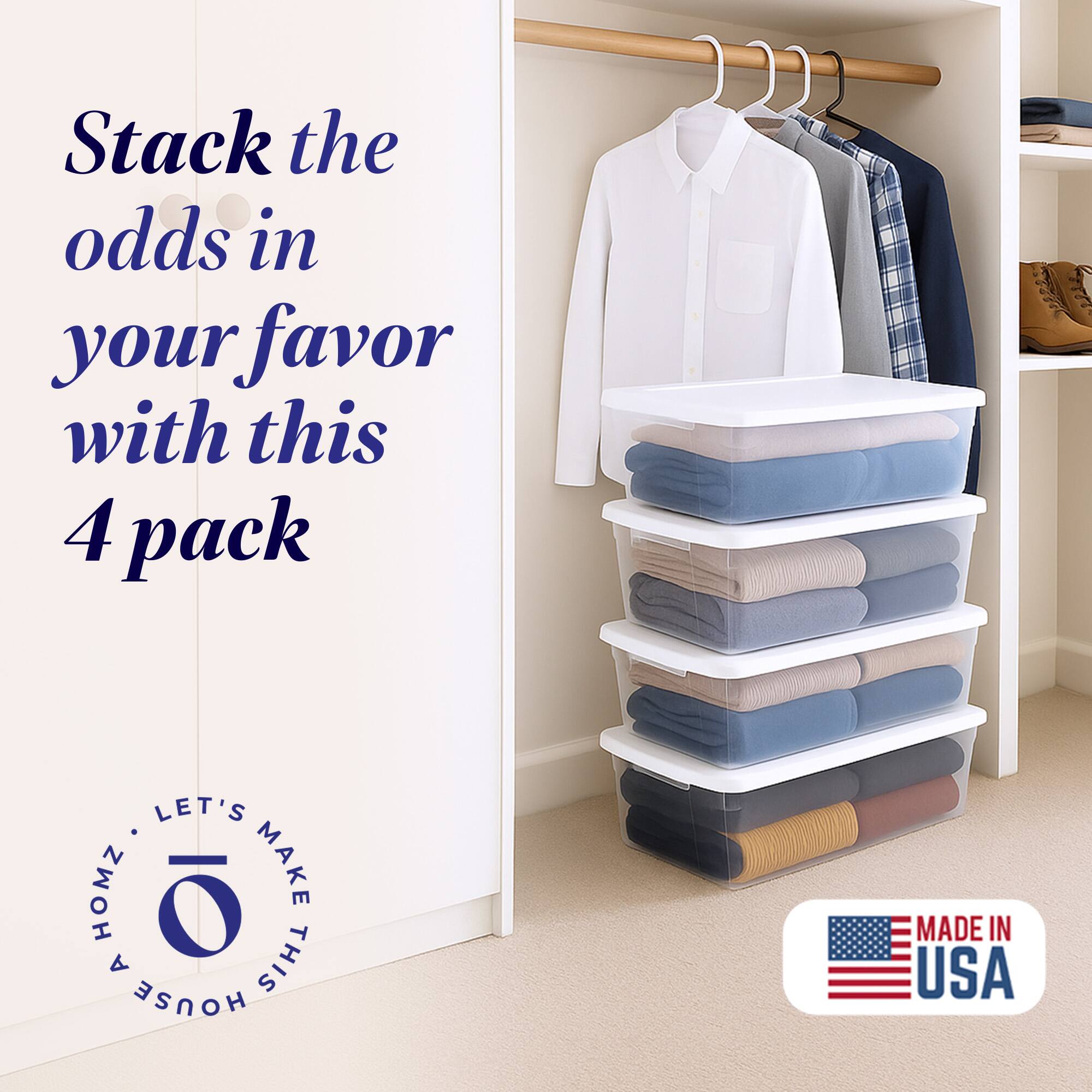 Stack the odds in your favor with this 4 pack

LET'S MAKE THIS HOUSE

MADE IN USA