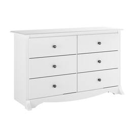 Prepac - Monterey Children’s 6 Drawer Dresser - White