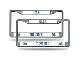 Rico Industries - University of California Los Angeles Bruins (Set of 2) Chrome Metal License Plate Frames - Multi