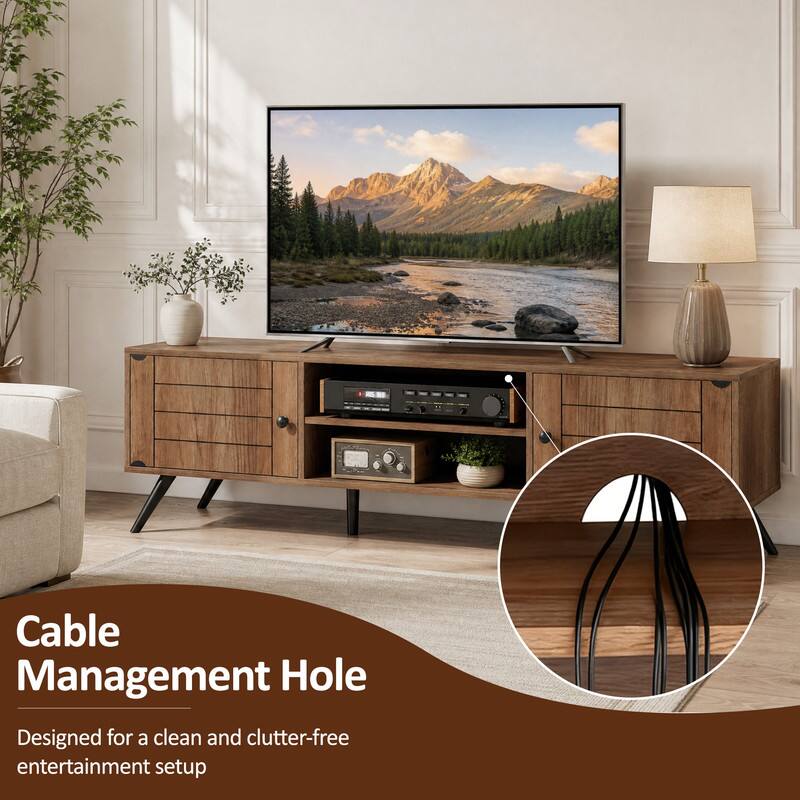 Cable Management Hole  
Designed for a clean and clutter-free entertainment setup