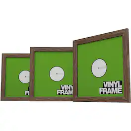 Glorious - 12" Vinyl Frame Set (3-Pack, Rosewood) - Brown