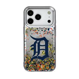 Keyscaper - MLB - Detroit Tigers Glitter Confetti iPhone Case - 15 - Multicolor