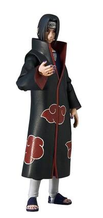 Front. Toynami - Naruto Shippuden 4 inch Action Figure | Itachi Uchiha - Black.