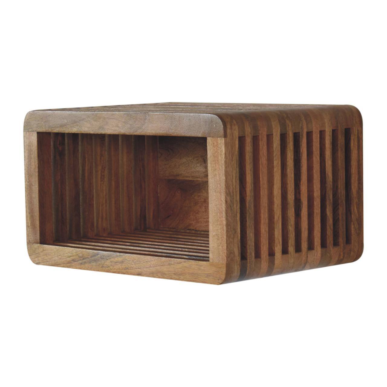 Back. Artisan Furniture - Artisan Furniture Solid Wood Soba Wall Mounted Bedside, 1 Shelf, Brown - Brown.