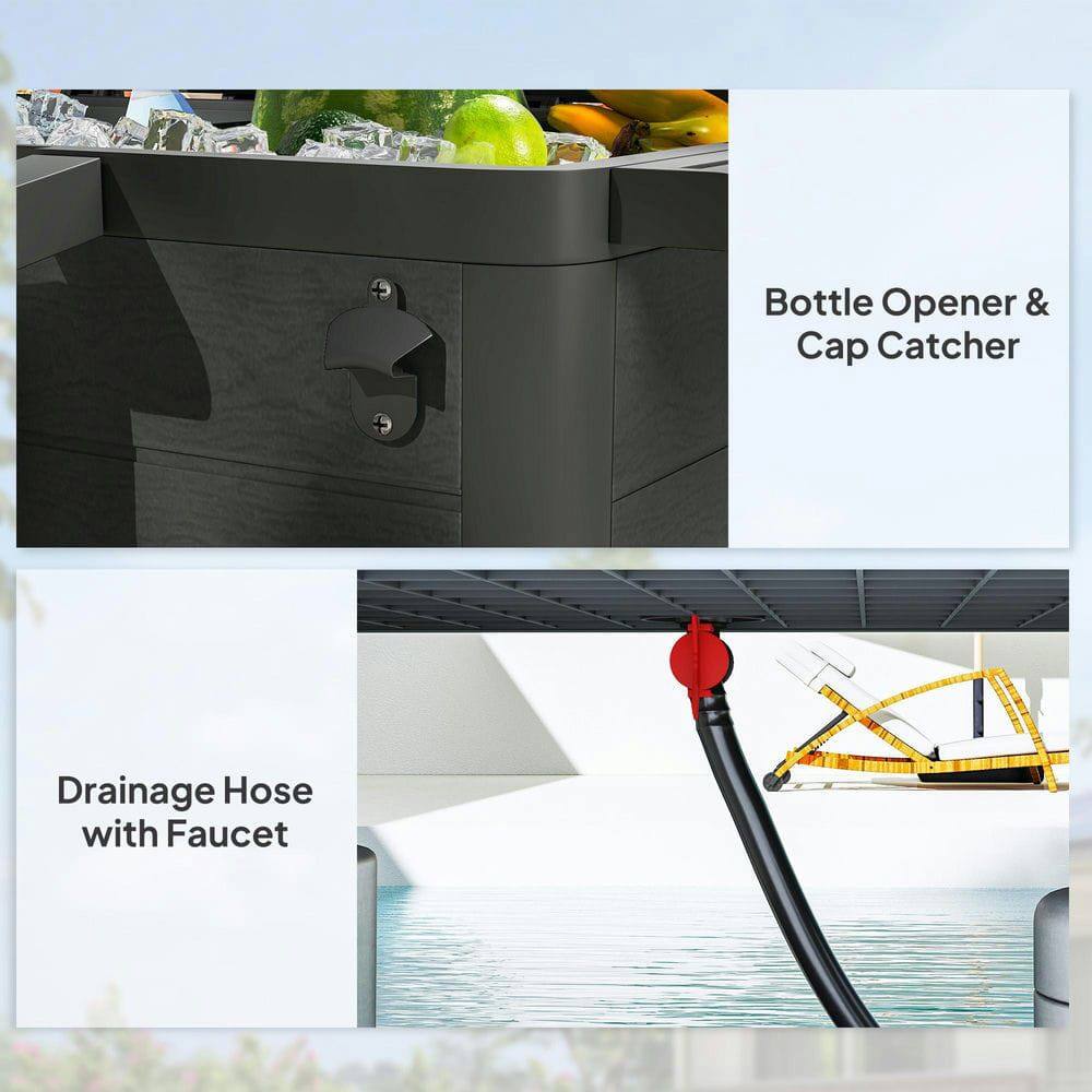 Bottle Opener & Cap Catcher

Drainage Hose with Faucet