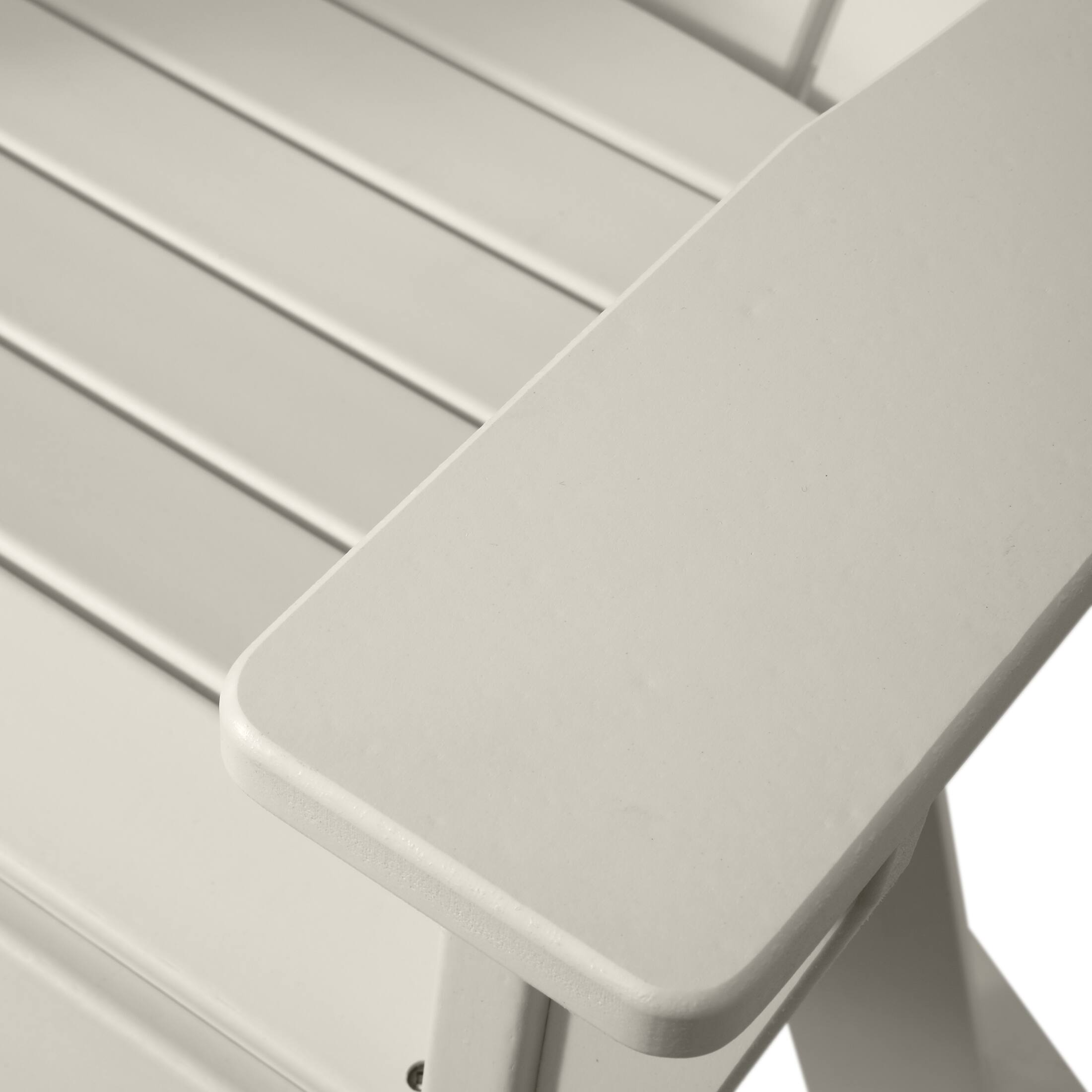 Alt View 3. WestinTrends - WestinTrends Malibu Outdoor HDPE Swivel Adirondack Patio Dining Chair With Cup Holder - Sand.