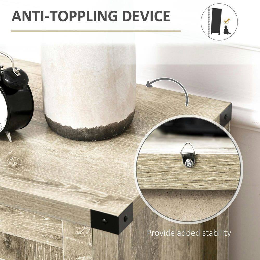 ANTI-TOPPLING DEVICE  
Provide added stability