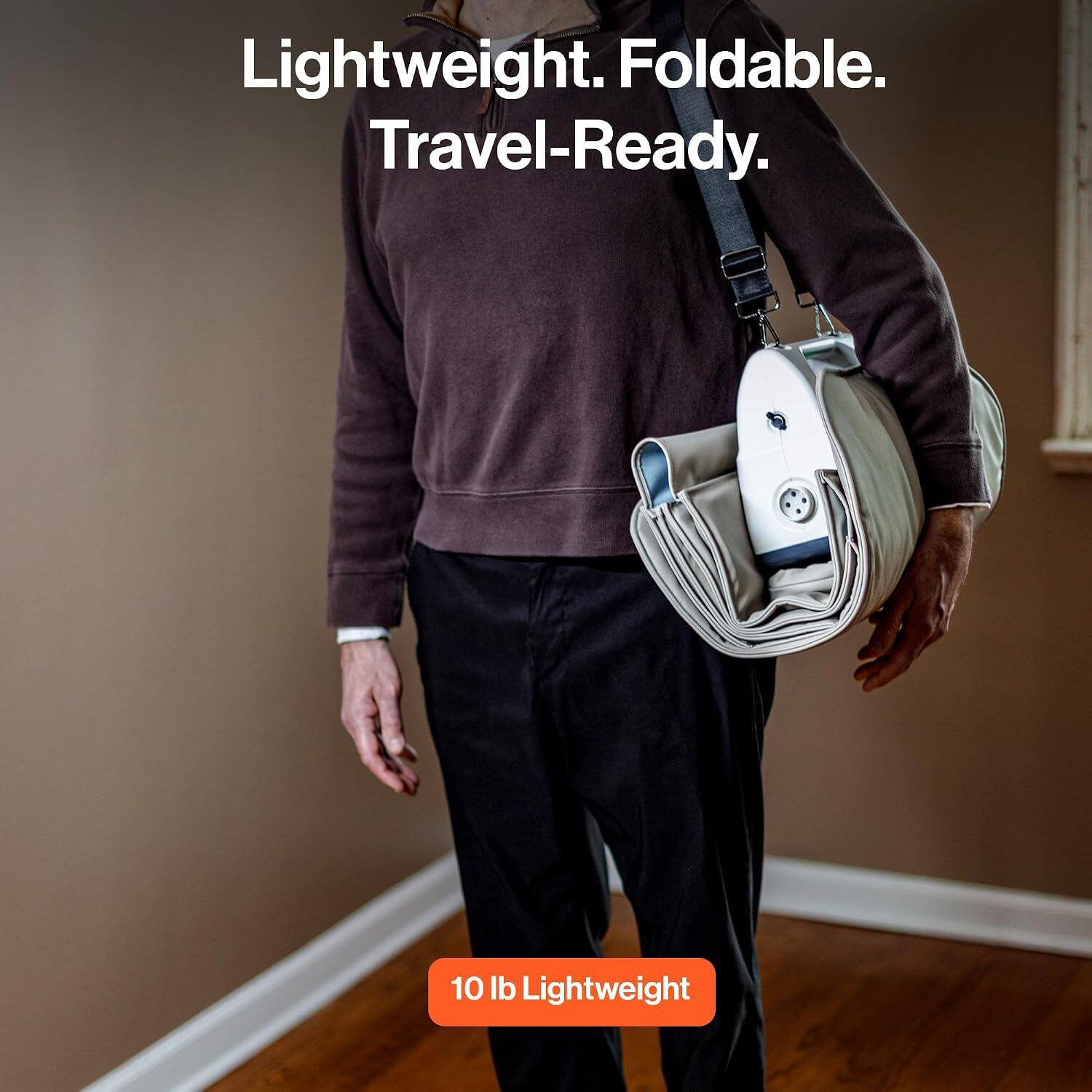 Lightweight. Foldable. Travel-Ready.

10 lb Lightweight