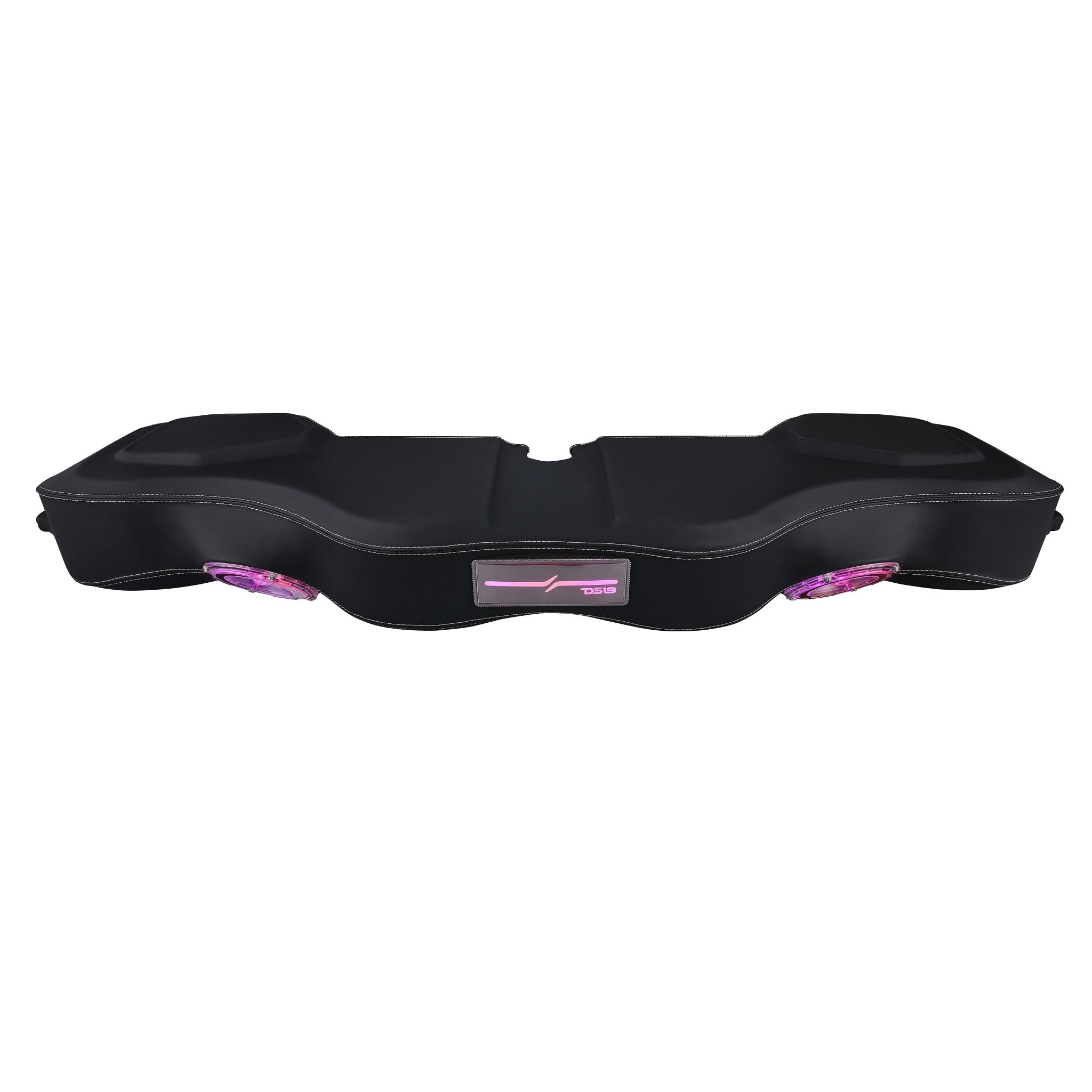 Back. DS18 Audio - 8” Loaded Overhead Soundbar with 4 Speakers, 4 Tweeters and Digital LED Badge for Jeep JL/JLU and JT – Black Leather.