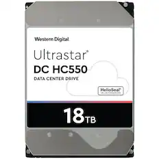 Western Digital
Ultrastar®
DC HC550
DATA CENTER DRIVE
HelioSeal® HELIUM TECHNOLOGY
18 TB