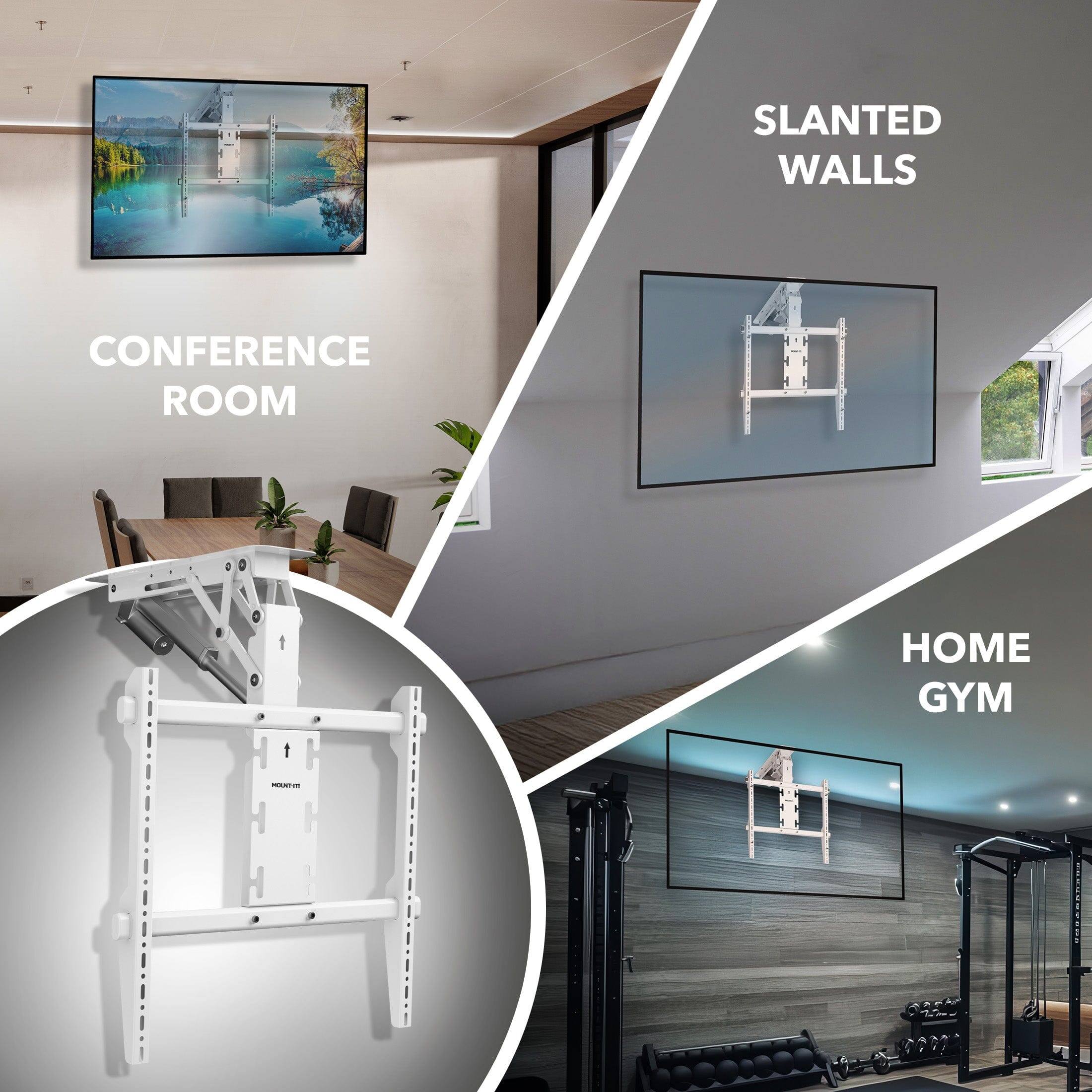 - CONFERENCE ROOM
- SLANTED WALLS
- HOME GYM