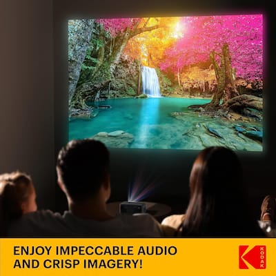 Kodak FLIK X1 100” Mini Projector, Portable Pico Projector with Kodak FLIK X1 100” Mini Projector, Portable Pico Projector with