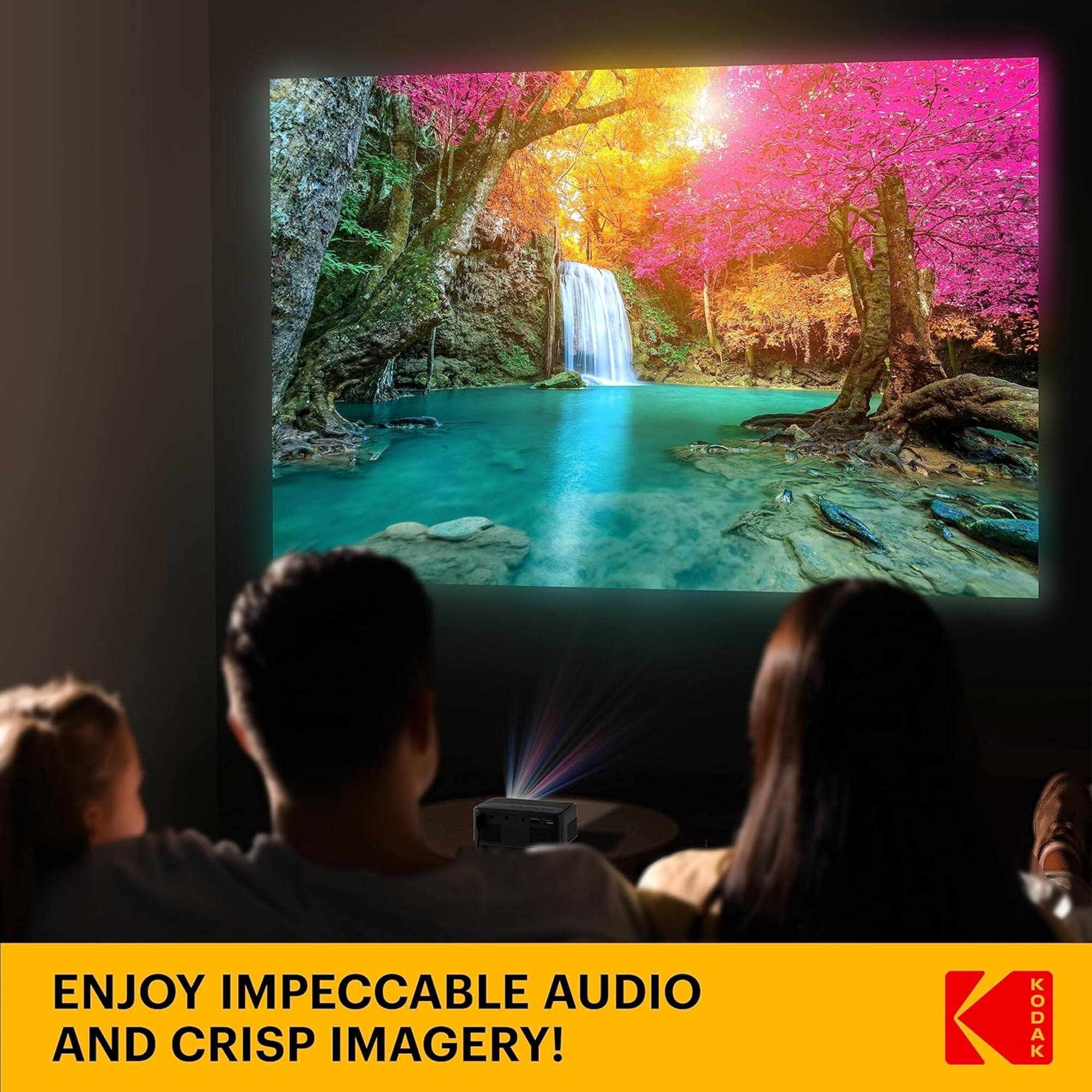 ENJOY IMPECCABLE AUDIO AND CRISP IMAGERY! KODAK
