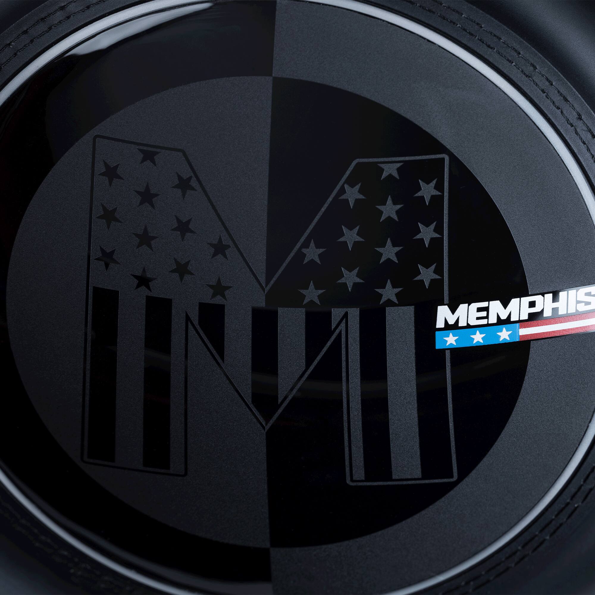 Alt View 4. Memphis Car Audio - Memphis 76PRXL12FTV Special Edition Power Reference 12" 1/2/4 Ohm RGB LED Selectable Impedance Subwoofer - Black/Gray.