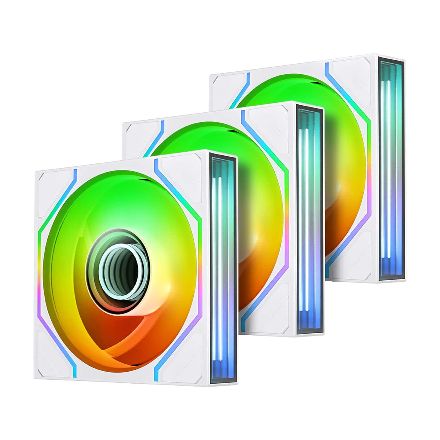 Thermaltake - SWAFAN 140 EX INFINITY ARGB Sync PC Cooling Fan - 3 Pack - White