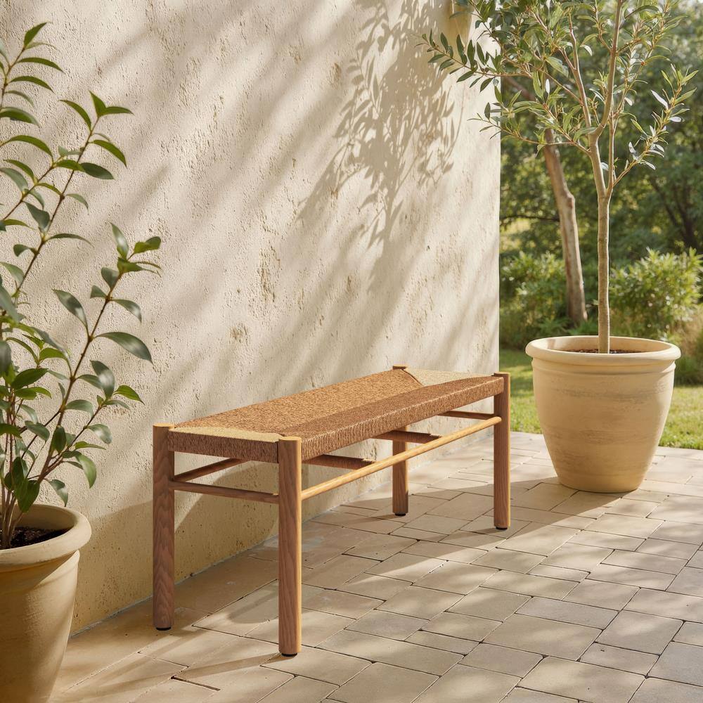 Left. Hivvago - Iska Bench Natural - Natural.