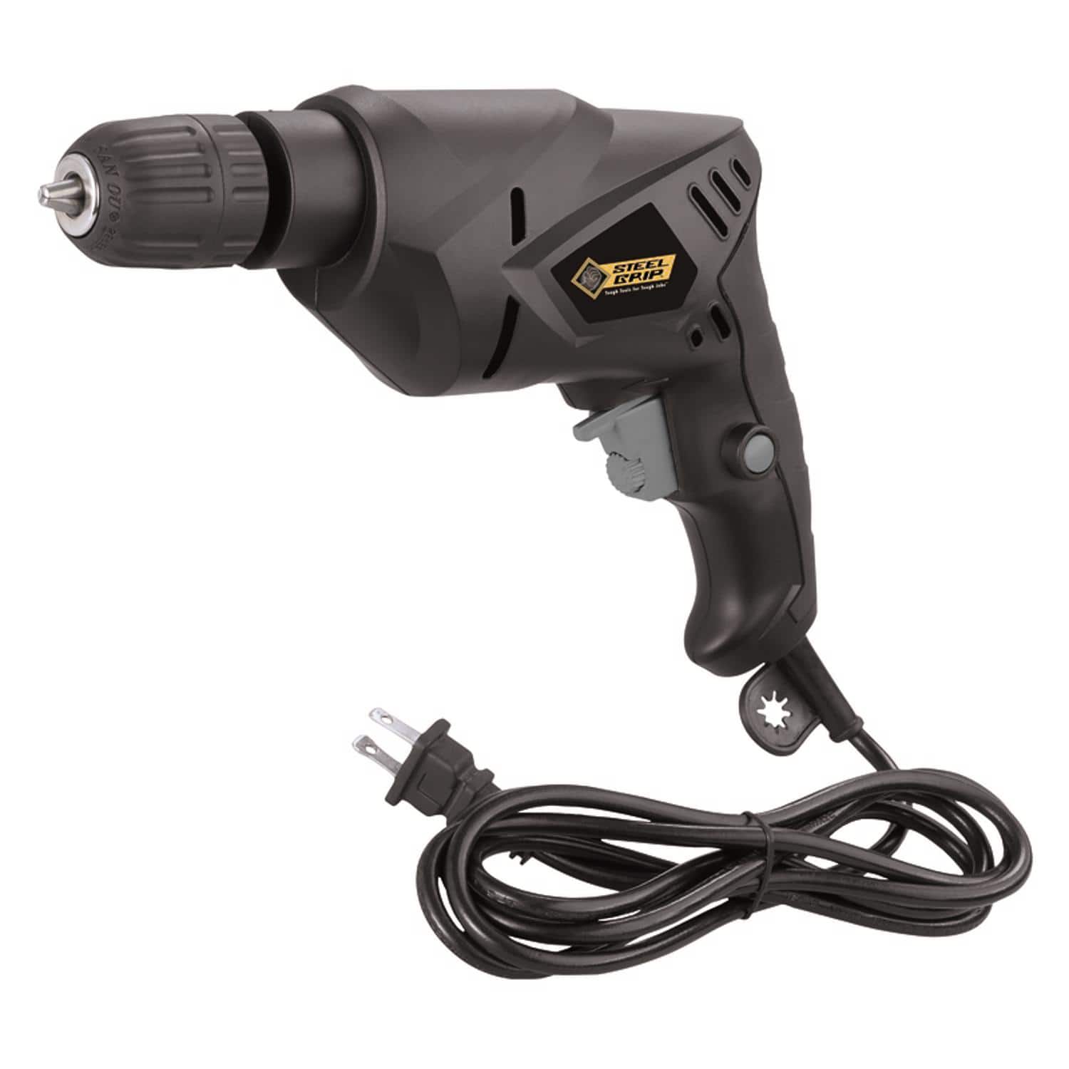 Steel Grip - 4.2 amps 3/8 in. Corded Drill