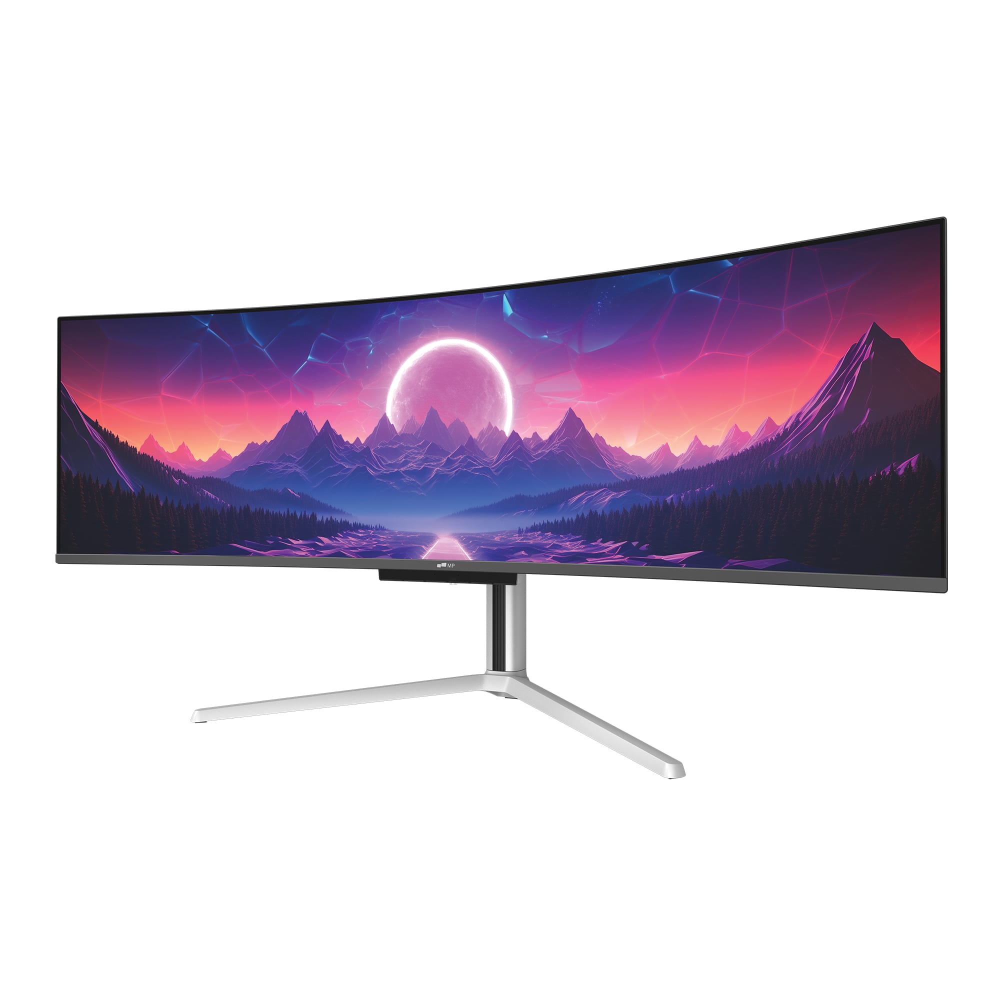 Mobile Pixels - 49-In. 1800R OLED Curved Gaming Monitor - Black - Front_Zoom