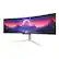 Front. Mobile Pixels - 49-In. 1800R OLED Curved Gaming Monitor - Black.