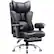 Front. GTPlayer - Big and Tall Office Chair Adjustable Soft Armrests Ergonomic Gaming Chair Deluxe Embossing Designed,Black - Black.